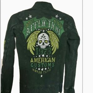 Affliction Rare Authentic Vintage Track Jacket